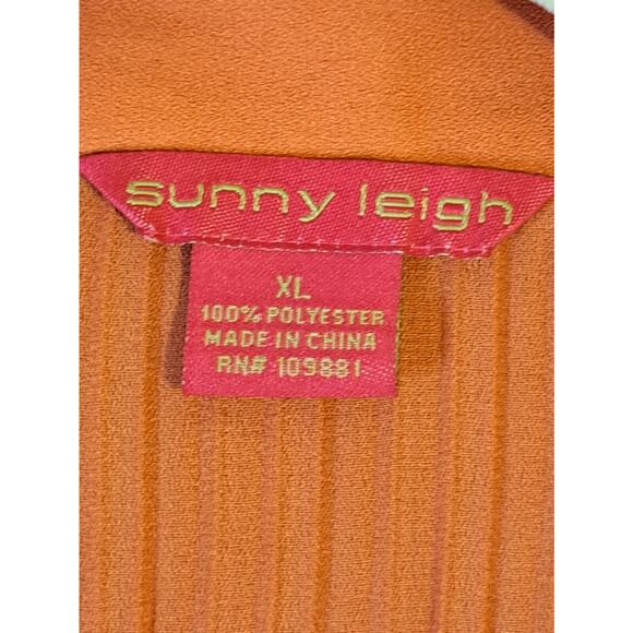 Women's Sunny Leigh Orange Tank Top Size XL - Picture 5 of 6